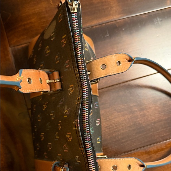 Dooney & Bourke Multicolor Logo Hobo Bag - Picture 3 of 13